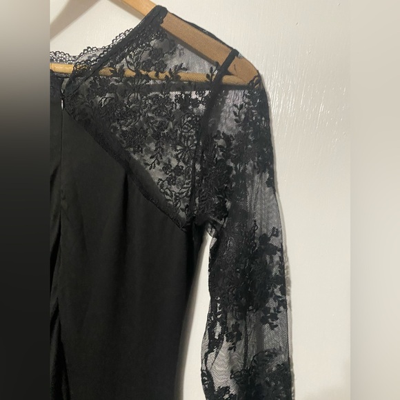 NWOT Women’s formal long black dress - Picture 8 of 10